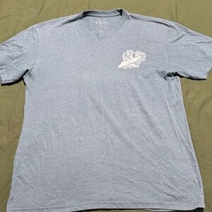 YETI Men's Blue Short Sleeve Tee
